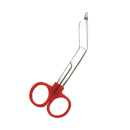 Colorband Scissor, 5-1/2 In. L, Red, Steel