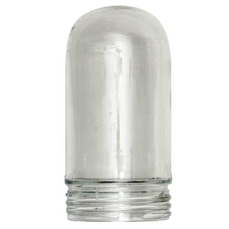 Glass Globe, 6 3/4"L, 3"W, 3"H, Clear