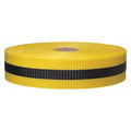 Barrier Tape, Woven, 2 In, x 200 ft, Yellow
