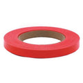 Pressure Sensitive Paper Tape, 1/2 in W x 60 yd L, 6.0 mil Thick, Red, Rubber Adhesive
