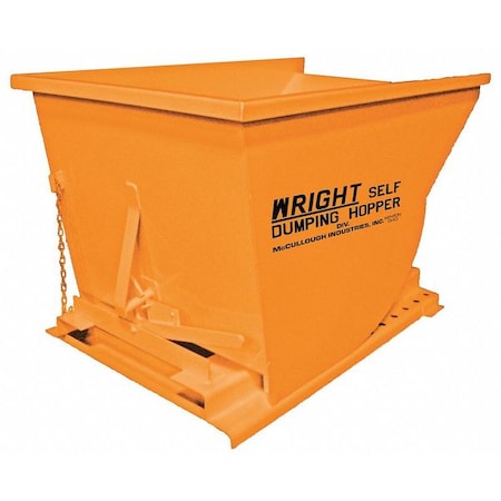 5000 lb. Self Dumping Hopper, Orange