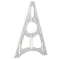 Barricade Leg, Polymer, Non-Reflective, 40 1/2 in Height, 29 in Length, 16.1 lb, White