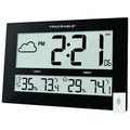 16-1/2" Digital Radio Atomc Clock, Black