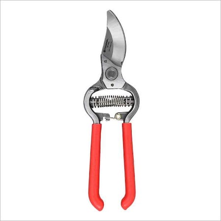 Pruner, Bypass Blade, 1 in Cut Cap, Forged Steel Alloy 2-1/2 in L Blade, Vinyl Coated Steel Handle