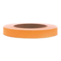 Masking Tape, 3/4 in W x 60 yd L, 6 mil Thick, Orange, Rubber Adhesive