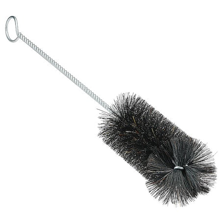 Radial End Brush, 5 in L Brush, Black, Wire, 13 in L Overall