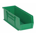 Hang & Stack Storage Bin, Polypropylene, Green, 5 in H, 5 1/2 in W, 14 3/4 in L