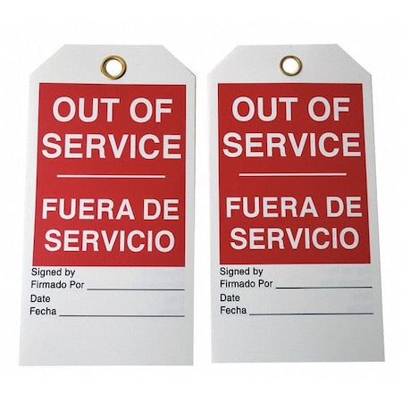 Tag, White, Cardstock, 5-3/4inH, 3inW, PK100