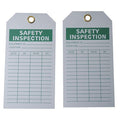 Tag, Safety, Polyester, 5 3/4 in H x 3 in W, White, Rectangle, 100 PK