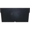 Plastic Divider, Black, 6 in L, 3 in H, 50 PK
