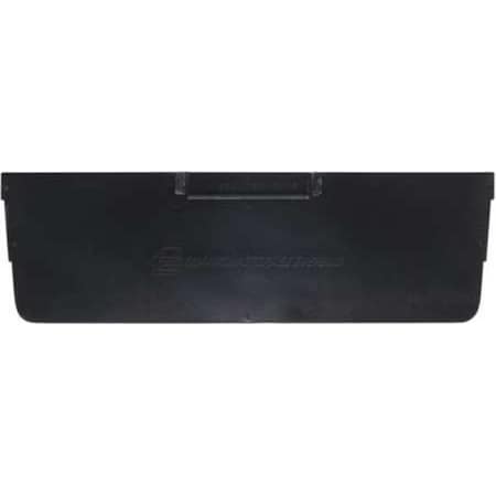 Plastic Divider, Black, 10 1/2 in L, 3 in H, 50 PK