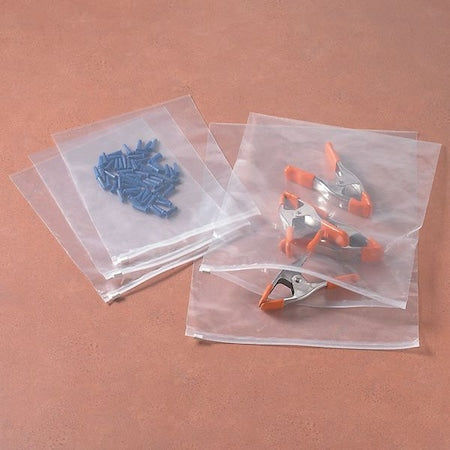 Reclosable Bag, Slide Seal, 12 in L, 16 in W, 2.75 mil Thick, Low Density Polyethylene (LDPE)