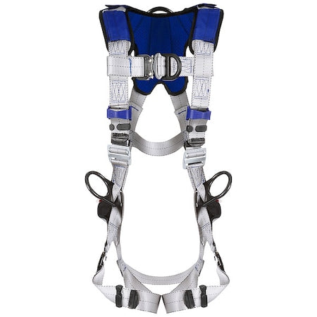 ExoFit(TM) X100 Fall Protection Harness, M, 420 lb, Quick-Connect Chest/ Quick-Connect Leg Straps
