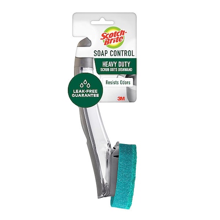Heavy Duty Dish Wand, 11 1/4 in L, Green