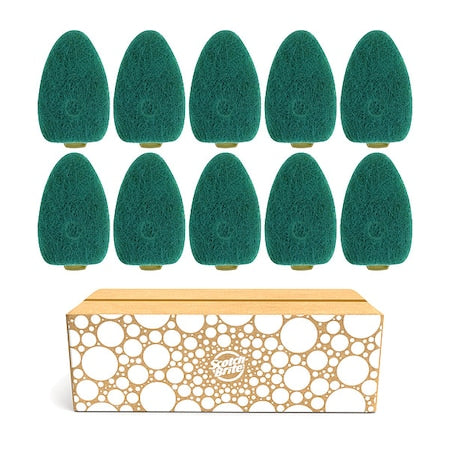Dish Wand Refills, 7 1/4 in L, Green, PK10