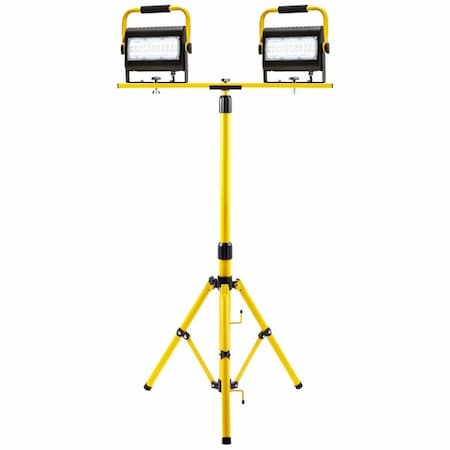 Dual Head Work Light, Corded, 10000lm, LED