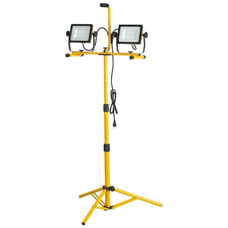 Dual Head Work Light, Corded, 6000lm, LED