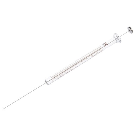 Syringe, Borosilicate Glass, PTFE, Stainless Steel, 10 ul, Sterile, Cemented, Cemented