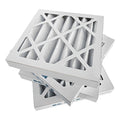 16x16x2 Pleated Air Filter, Cellulose, Paper, MERV 10, 4 PK