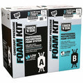 Insulating Spray Foam Sealant, Gun Application Method Cylinder, Cream, 1:1 Expansion Ratio