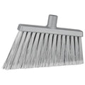 11 3/8 in Sweep Face Angle Broom, Soft, Synthetic, Gray