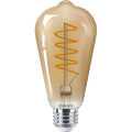 LED, 6.5 W, ST19, Medium Screw (E26)