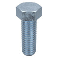 Class 10.9, M5 Hex Head Cap Screw, Plain Steel, 16 mm L, 100 PK
