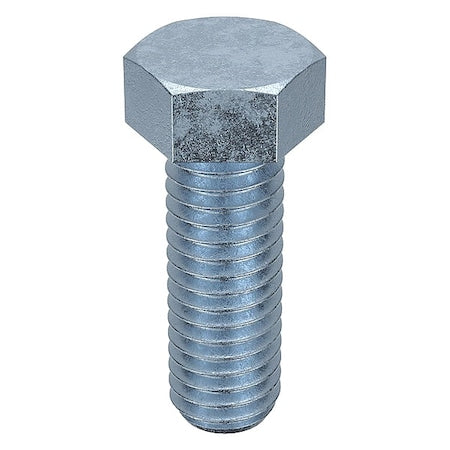 Class 8.8, M10 Hex Head Cap Screw, Plain Steel, 25 mm L, 50 PK