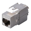 Shielded Metal Connector, White, PK10