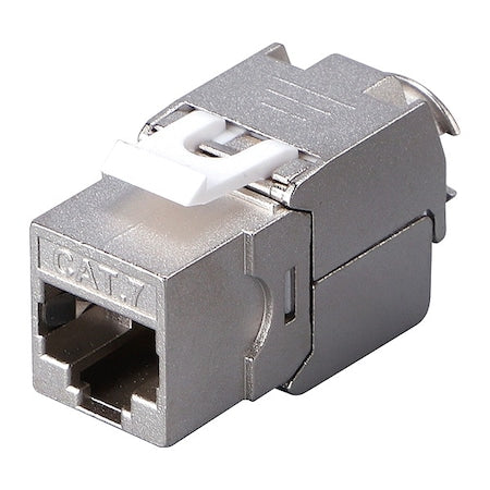 Shielded Metal Connector, White, PK10
