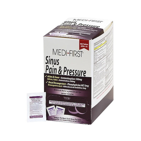 Sinus and Allergy Reliever, Phenylephdrine HCI 5mgmg, 500 Tablets, 250 Doses, PK500