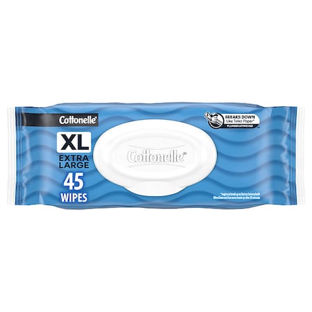 Body Wipes, 7.5 x 6.75 in Wipe, XL, Soft Pack, 8 PK