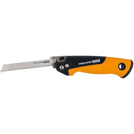 Hand Saw, 6 in Blade L, Metal/Wood