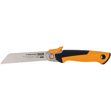 Hand Saw, 6 in Blade L, Metal/Wood
