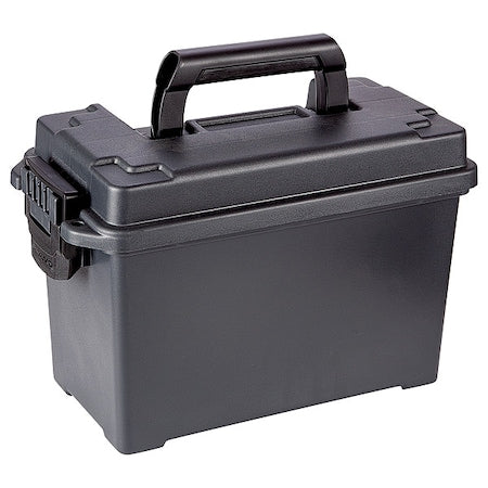 Tool Box, Plastic, Gray, 7 in W x 7 in D x 9 in H