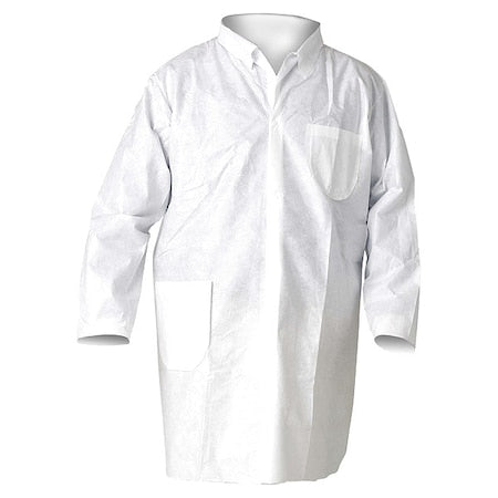 Lab Coat, XS, SMMMS, Snaps, Elastic Cuff, Serged Seam