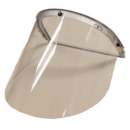 Face Shield, Clear Visor, 8 in Height, Pinlock, Ratchet Suspension