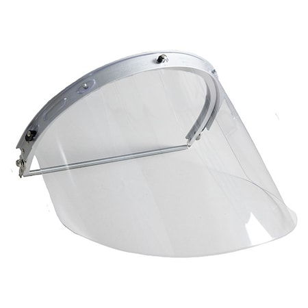 Face Shield, Clear Visor, 8 in Height, Pinlock, Ratchet Suspension