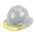 Full Brim Hard Hat, HDPE, 4 Point Ratchet, Type 1, Class E, Gray