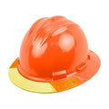 Full Brim Hard Hat, HDPE, 4 Point Ratchet, Type 1, Class E, Orange