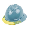 Full Brim Hard Hat, HDPE, 4 Point Ratchet, Type 1, Class E, Aqua
