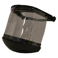 Face Shield, Clear Visor, 8 in Height, Pinlock, Ratchet Suspension