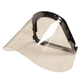 Face Shield, Clear Visor, 9 in Height, Pinlock, Ratchet Suspension
