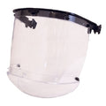 Face Shield, Dark Green Visor, 8 in Height, Pinlock, Ratchet Suspension