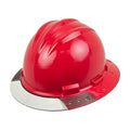 Full Brim Hard Hat, HDPE, 4 Point Ratchet, Type 1, Class E, Red