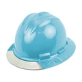 Full Brim Hard Hat, HDPE, 4 Point Ratchet, Type 1, Class E, Sky Blue