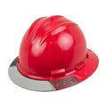 Full Brim Hard Hat, HDPE, 4 Point Ratchet, Type 1, Class E, Red