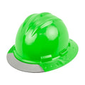 Full Brim Hard Hat, HDPE, 4 Point Ratchet, Type 1, Class E, Green
