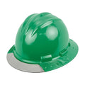 Full Brim Hard Hat, HDPE, 4 Point Ratchet, Type 1, Class E, Green