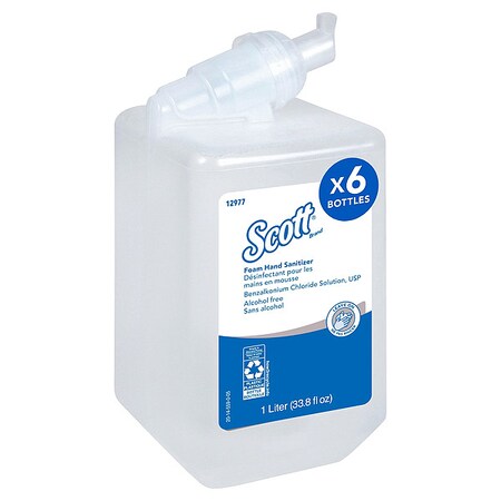 Foam Hand Sanitizer,Pump Bottle,1 L